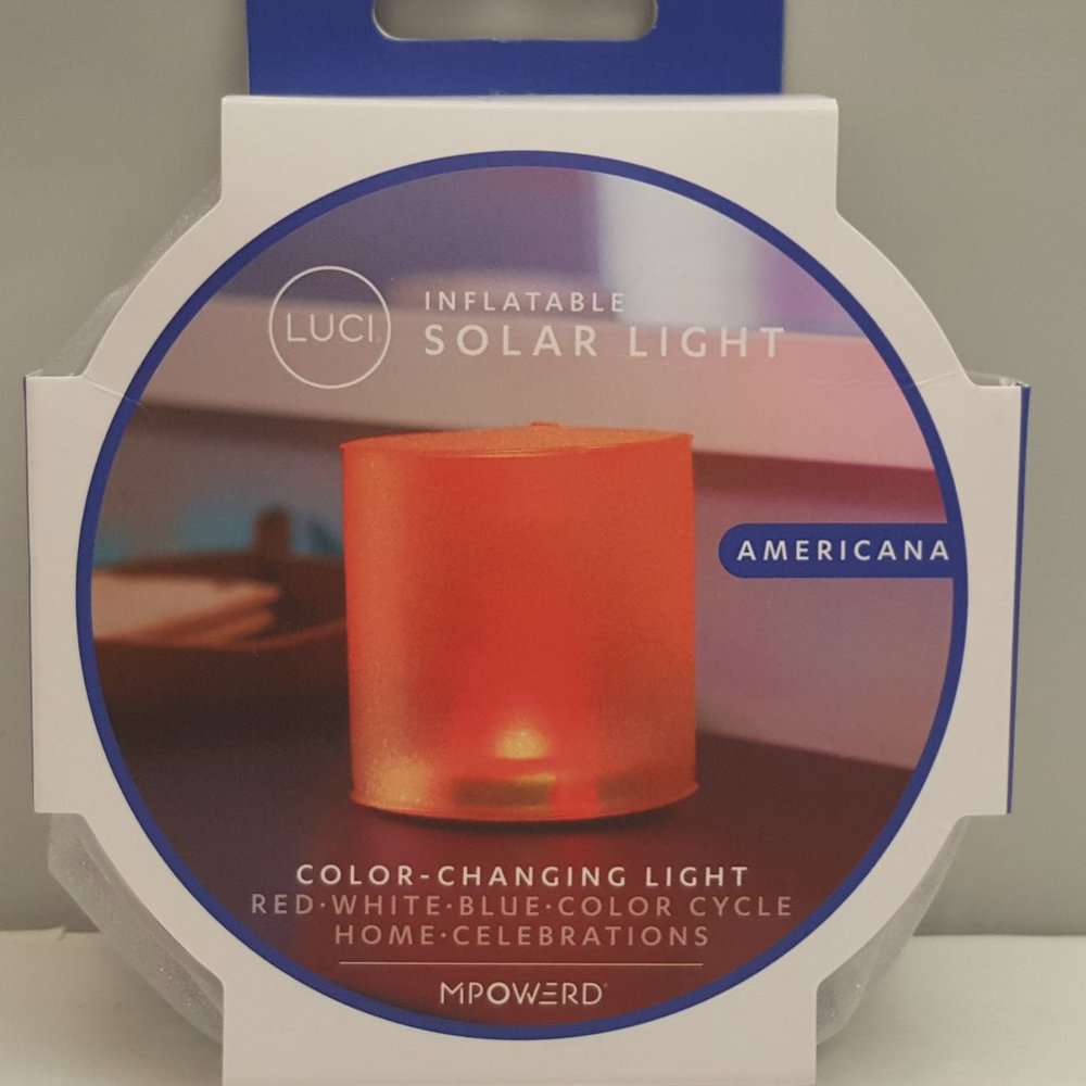 Luci AMERICANA Inflatable Color Changing Solar Light MPOWERD